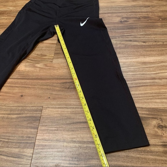 Nike Dri Fit Power Racer Running Crop Leggings XS - Picture 7 of 11